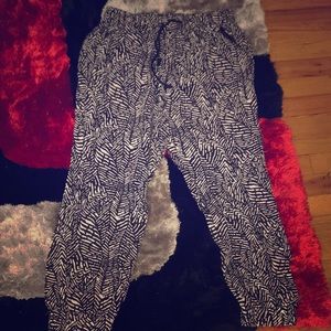 Black an white dress pants